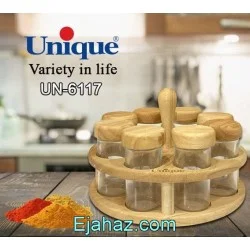 ست جاادویه چوبی گردان یونیک 8 تایی 6117