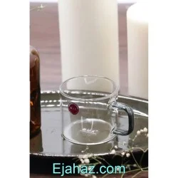فنجان پیرکس بی وی کی 326122 دو عددی دسته رنگی