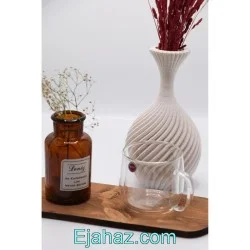 فنجان پیرکس دوجداره بی وی کی 316103 دو عددی