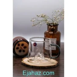 لیوان پیرکس بی وی کی 326012 دسته رنگی
