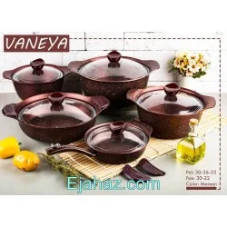 سرویس قابلمه گرانیتی وانیا 10 پارچه مارون