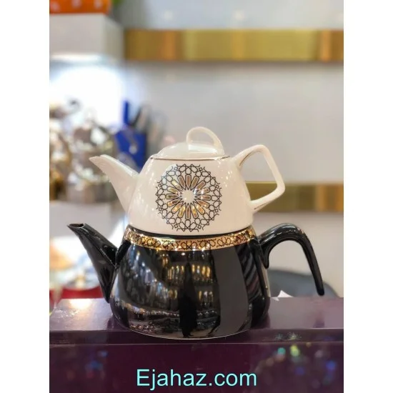 کتری قوری چینی مشکی