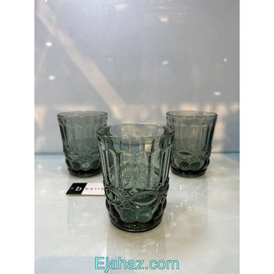 لیوان کوتاه یاقوتی دودی لیوان کوتاه یاقوتی دودی