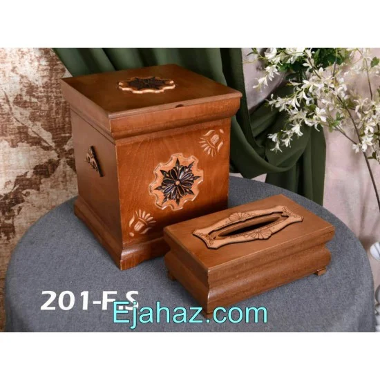 سطل و جا دستمال کاغذی کد 201-F.S