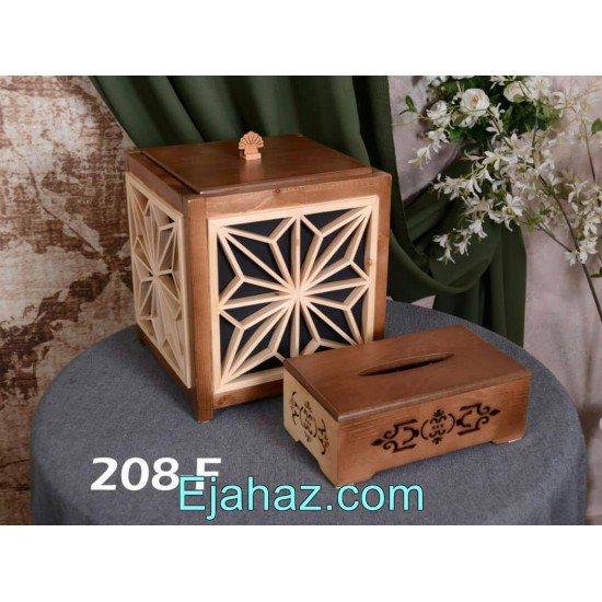 سطل و جا دستمال کاغذی کد 208-F سطل و جا دستمال کاغذی کد 208-F