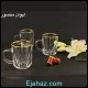 لیوان منصور لب طلا شش عددی