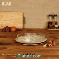 اردوخوری چوبی بلور بی وی کی 4 خانه گرد 403414