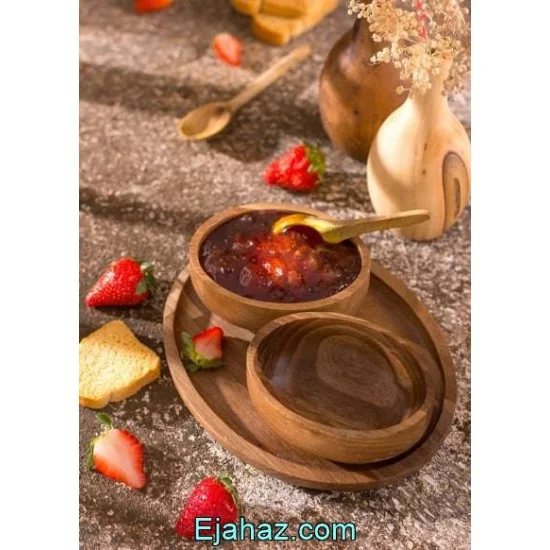 پیاله چوبی آماهوم بیضی OVAL/B10