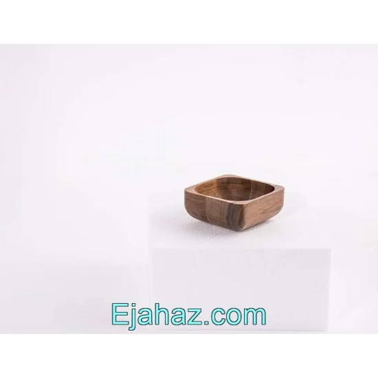 پیاله چوبی آماهوم مربع PLATZ/B9