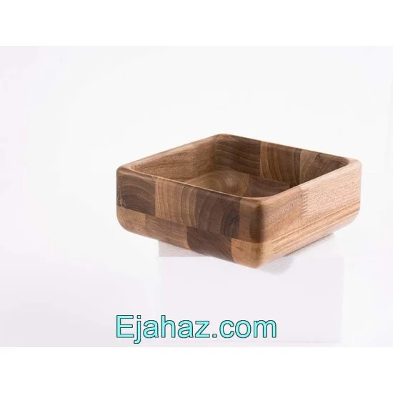 کاسه چوبی آماهوم مربع متوسط PLATZ/B21