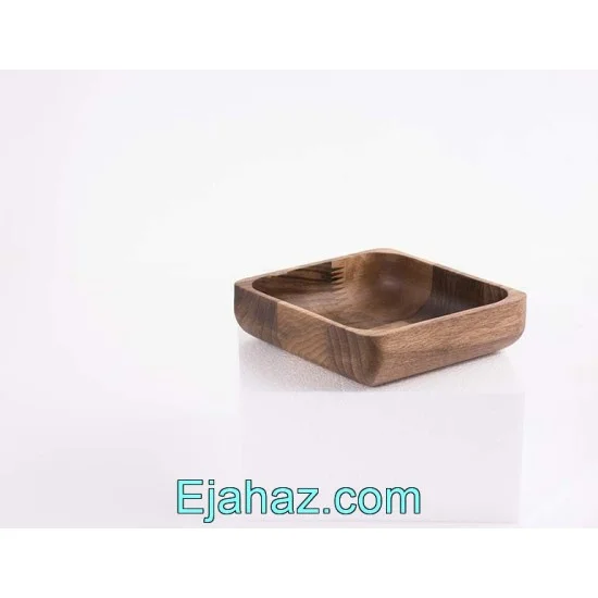 کاسه چوبی آماهوم مربع کوچک PLATZ/B17