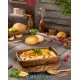 کاسه چوبی آماهوم مستطیل متوسط CHICK/M