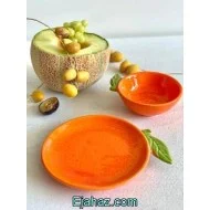 بشقاب تخت سرامیکی پرتقال