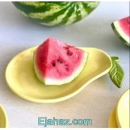 بشقاب تخت سرامیکی گلابی