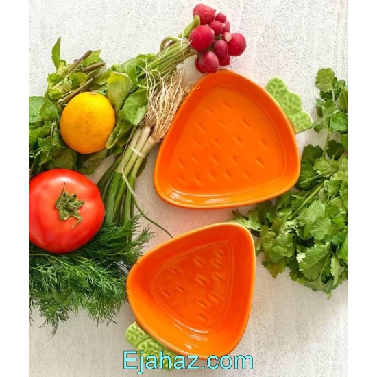 بشقاب گود سرامیکی هویج بشقاب گود سرامیکی هویج