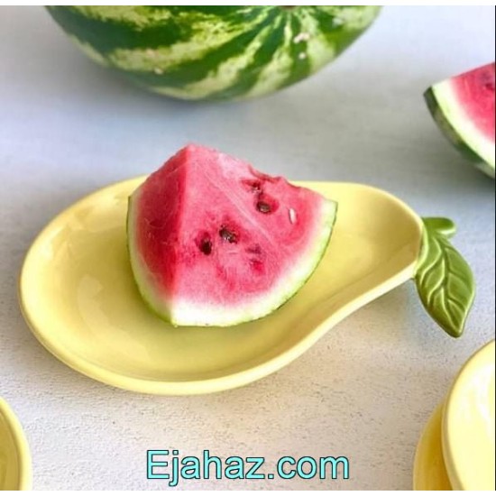 بشقاب گود سرامیکی گلابی بشقاب گود سرامیکی گلابی