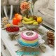 ست پذیرایی لوتوس مات 4 پارچه نقره ای
