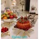 ست پذیرایی لوتوس مات 4 پارچه نقره ای