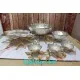 ست پذیرایی لوتوس مات 4 پارچه نقره ای