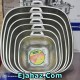 آبکش استیل یونیک مربع 6 پارچه آبکش استیل یونیک مربع 6 پارچه