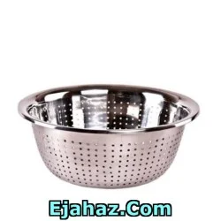  آبکش لگن استیل یونیک لبه دار سایز 20