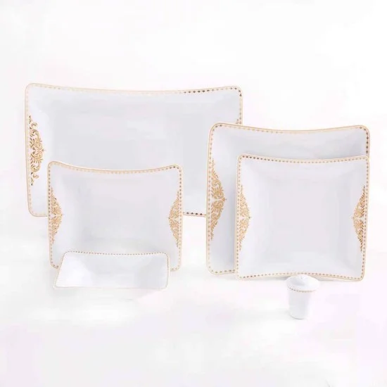 سرویس چینی زرین وینچی مهرگان طلایی 6 نفره 29 پارچه 1