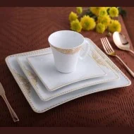 سرویس چینی زرین وینچی مهرگان طلایی 6 نفره 29 پارچه 1