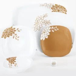 سرویس چینی زرین دالیا 6 نفره 27 پارچه درجه 3