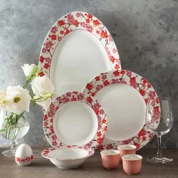 سرویس چینی زرین توکیو 6 نفره 28 پارچه ایتالیااف درجه عالی