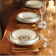 سرویس چینی زرین شهرزاد گلدن گاردن 35 پارچه 6 نفره درجه 3