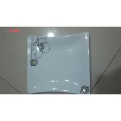 سرویس چینی زرین وینچی شقایق مشکی 6 نفره 29 پارچه عالی