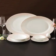 سرویس چینی زرین مردین رزگلد 6 نفره 28 پارچه ایتالیااف درجه 1