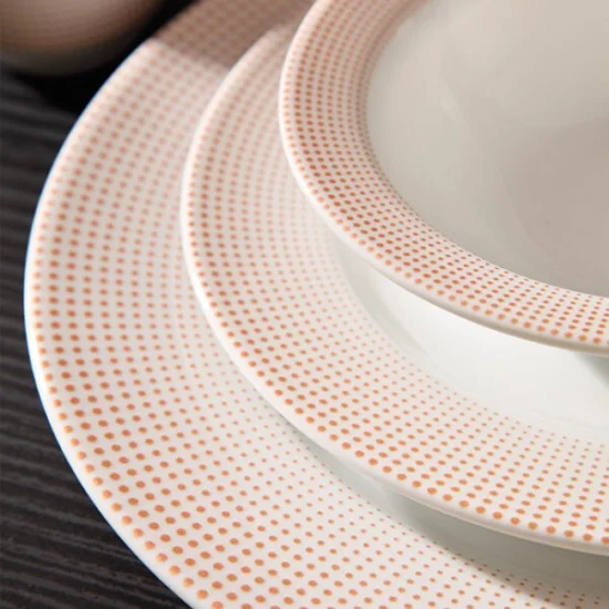 سرویس چینی زرین مردین رزگلد 6 نفره 28 پارچه ایتالیااف درجه 1