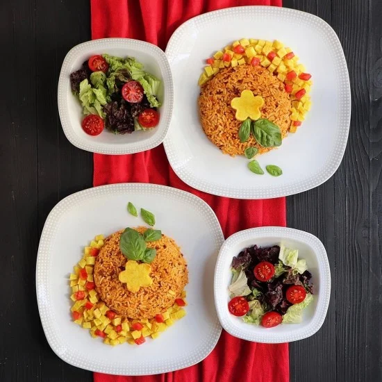 سرویس چینی زرین مون بلان طوسی 6 نفره 27 پارچه کواترو درجه عالی