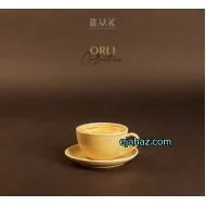 فنجان چای خوری سرامیکی بی وی کی کرم گرانیتی 1 عددی