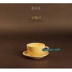 فنجان چای خوری سرامیکی بی وی کی کرم گرانیتی 1 عددی