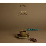 فنجان قهوه خوری سرامیکی بی وی کی سبز زیتونی گرانیتی 1 عددی