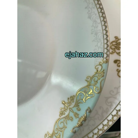 سرویس آرکوپال ام جی 26 پارچه طرح الهام فیروزه ای طلادار