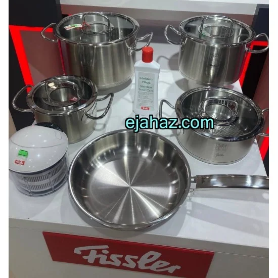 سرویس قابلمه استیل فیسلر 5 پارچه اصل آلمان