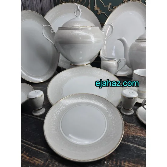 سرویس چینی لورین 18 نفره طرح دلژین