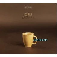 لیوان سرامیکی بی وی کی کرم گرانیتی 1 عددی