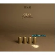 نمکدان سرامیکی استون ور بی وی کی سبز زیتونی گرانیتی 4 عددی