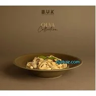 کاسه سالاد سزار سرامیکی استون ور بی وی کی سبز زیتونی گرانیتی