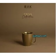 لیوان سرامیکی بی وی کی سبز زیتونی گرانیتی 1 عددی