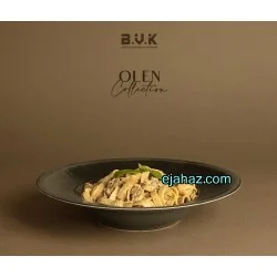 کاسه سالاد سزار سرامیکی استون ور بی وی کی مشکی بافت دار