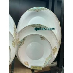 سرویس آرکوپال ام جی 26 پارچه طرح الهام فیروزه ای طلادار