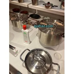 سرویس قابلمه استیل فیسلر 6 پارچه اصل آلمان