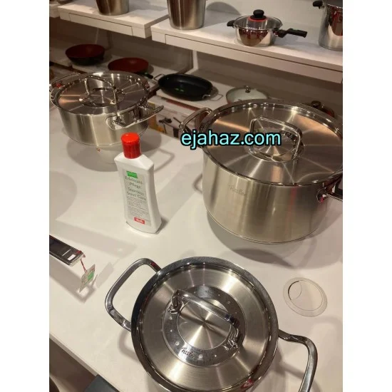 سرویس قابلمه استیل فیسلر 6 پارچه اصل آلمان