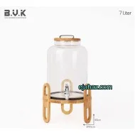 کلمن شیشه ای بی وی کی کاریزما شفاف 7 لیتر