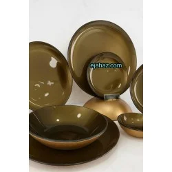 سرویس آرکوفام 6 نفره گرد کوارتز طلایی